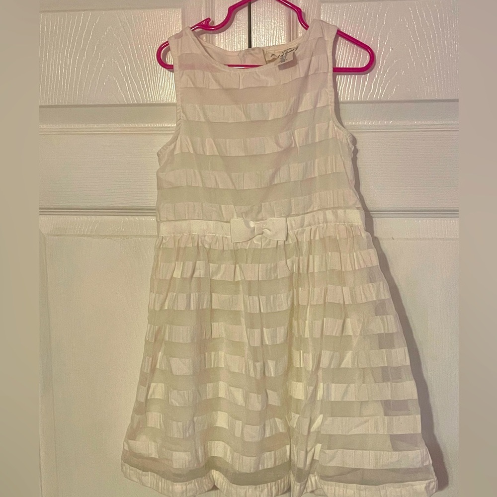 White striped dress